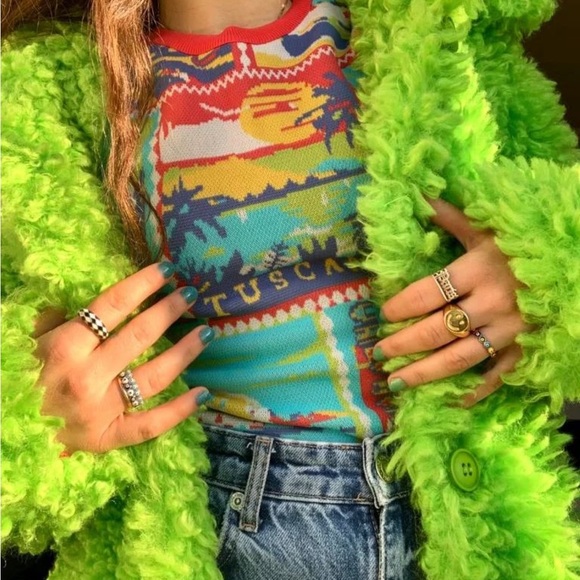 🎄🎄NWT GREEN COAT🎄🎄 - Picture 2 of 3